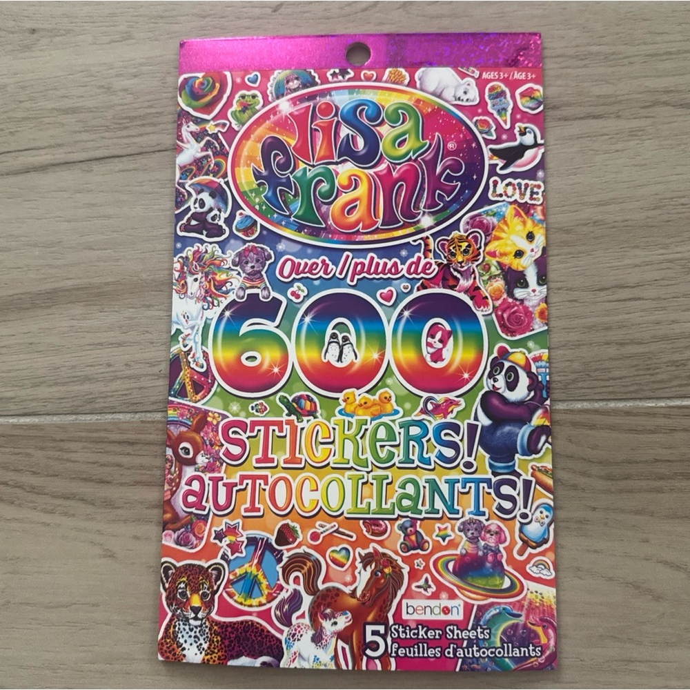 New Lisa Frank Vibrant Sticker Collection